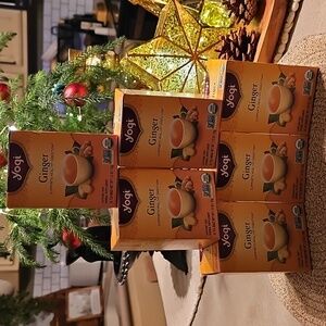 6 NEW Yogi Ginger Tea Boxes 16 ct each